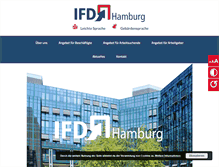 Tablet Screenshot of ifd-hamburg.de